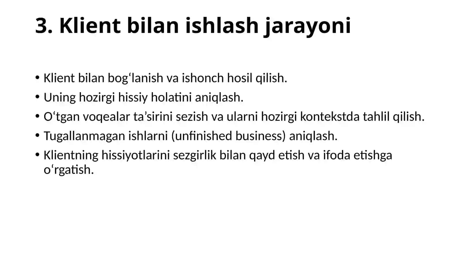 GESHTALT TERAPIYASI ASOSLARI 4