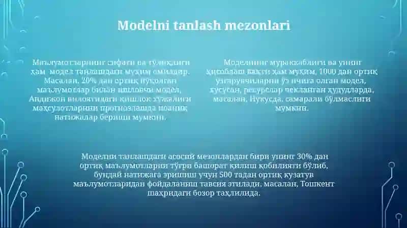 Model va modelashtirish 4