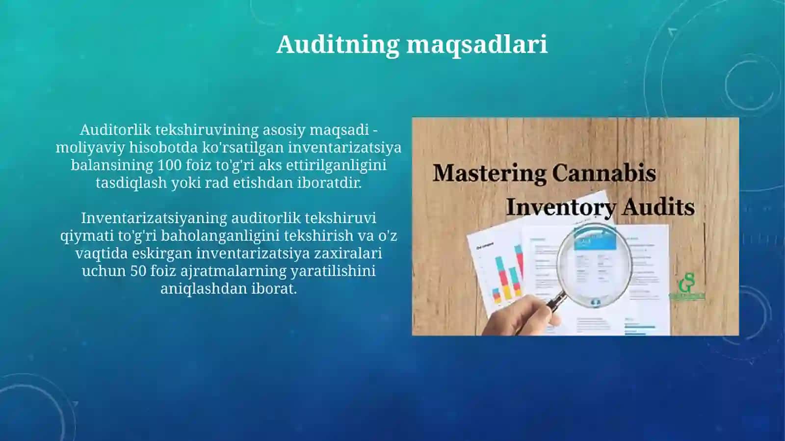 Tovar moddiy zaxiralar auditi 4