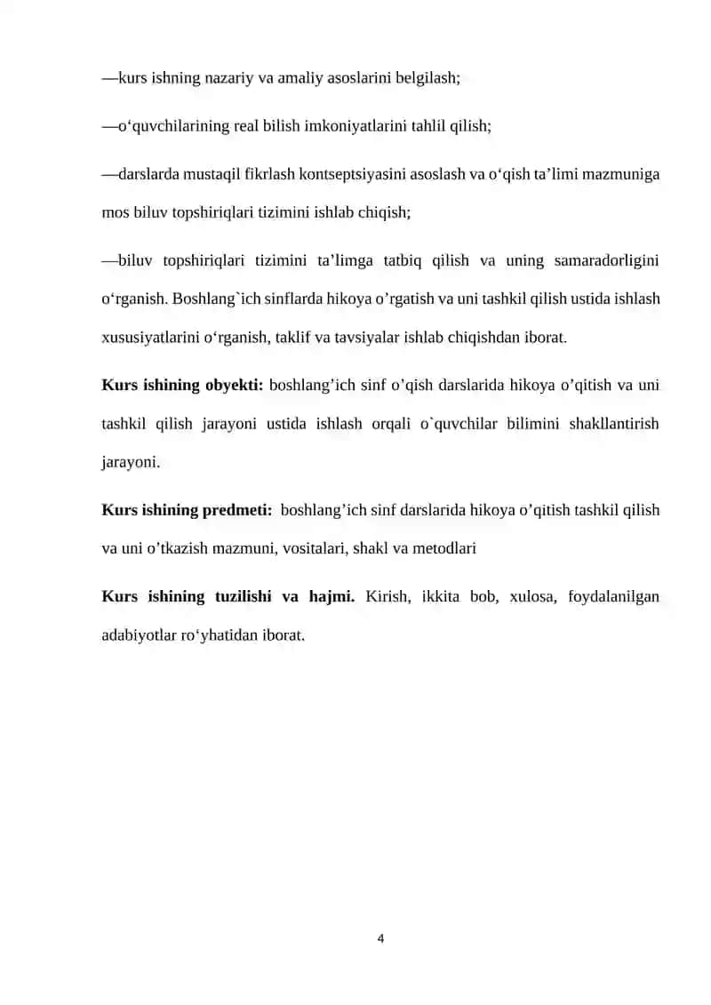 O’QISH DARSLARIDA HIKOYA O’TISH USLUBIYATI 4