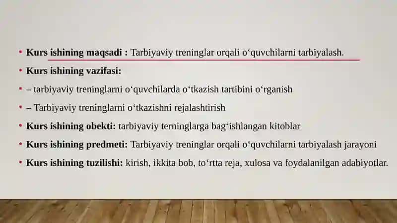 TARBIYAVIY TRENING VA ULARNING AHAMIYATI 4