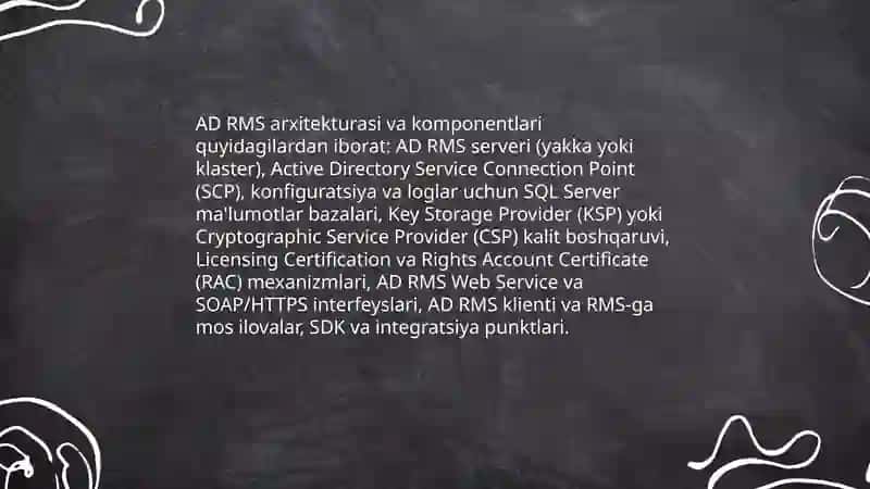 AD RMS (Active Directory Rights Management Services) 4