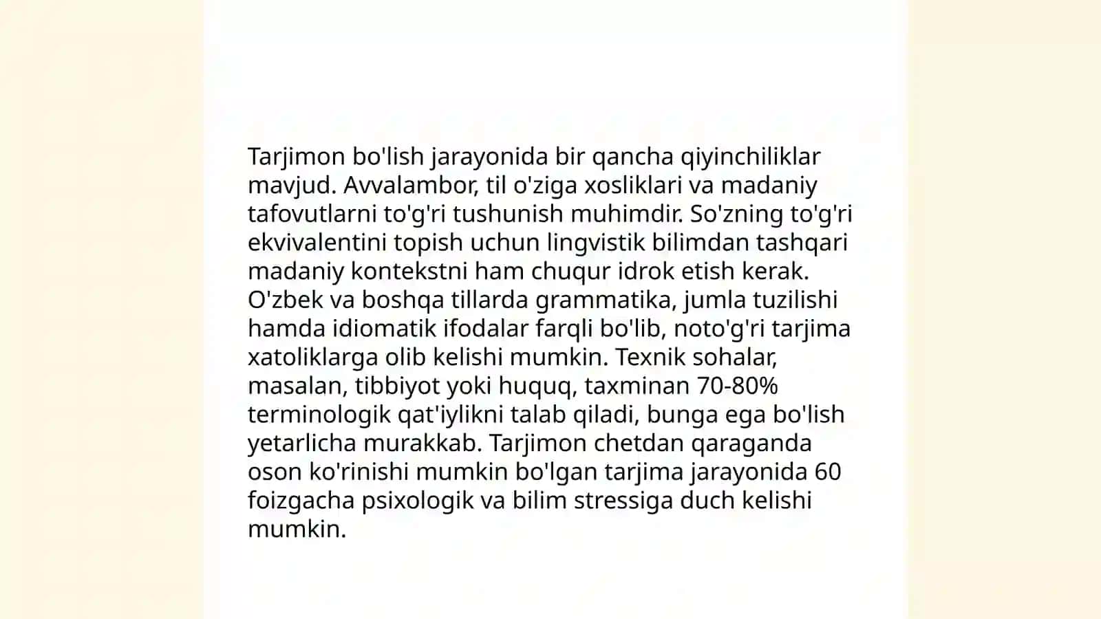 Agar men o'qituvchi va tarjimon bo'lsam 4