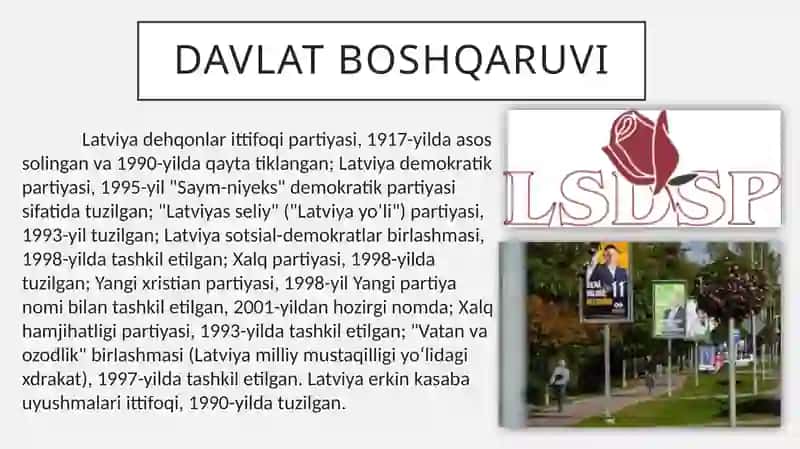 Latviya Respublikasi Umumiy Ma'lumotlar 4