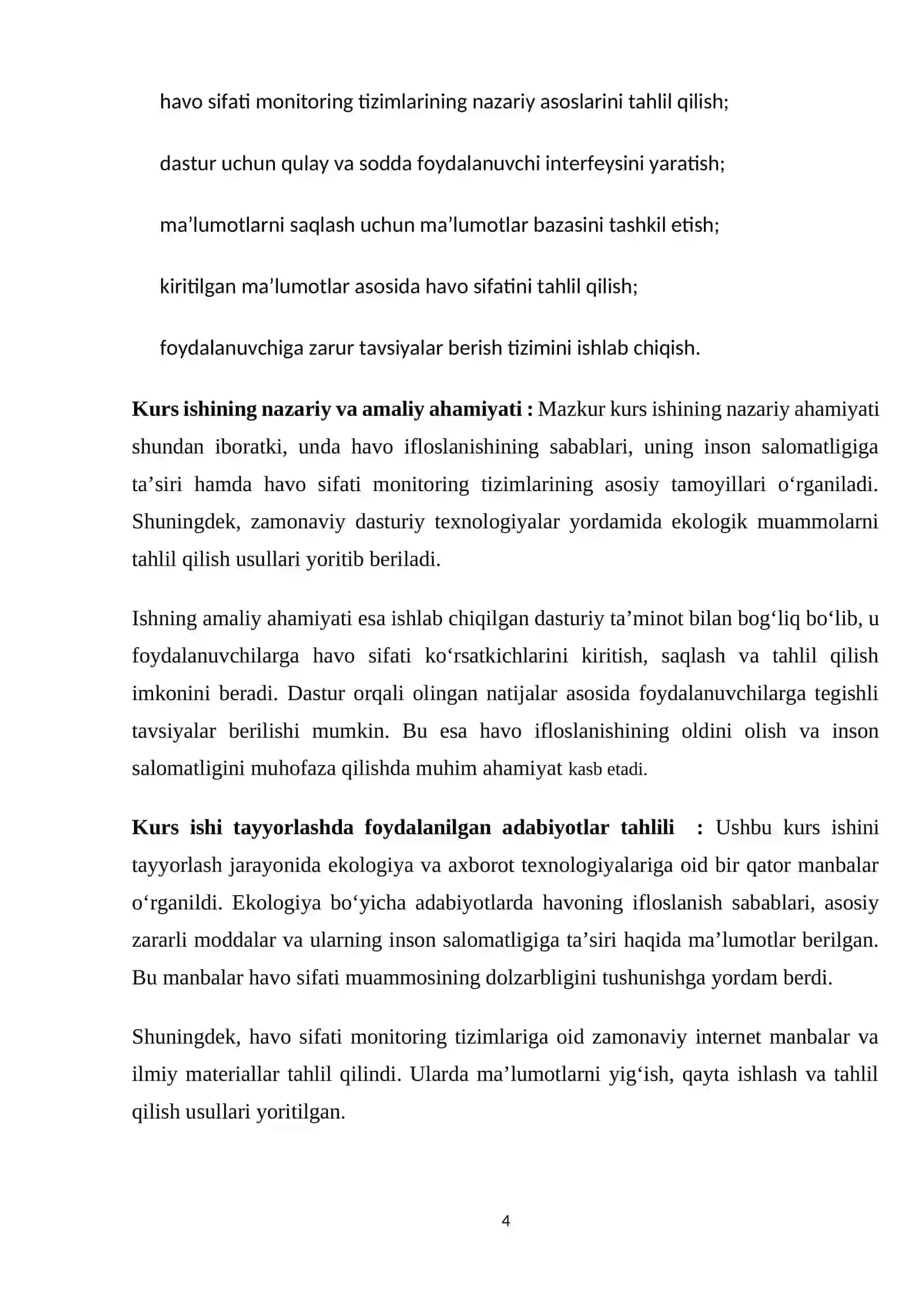 Havo sifati monitoring tizimining dolzarbligi 4