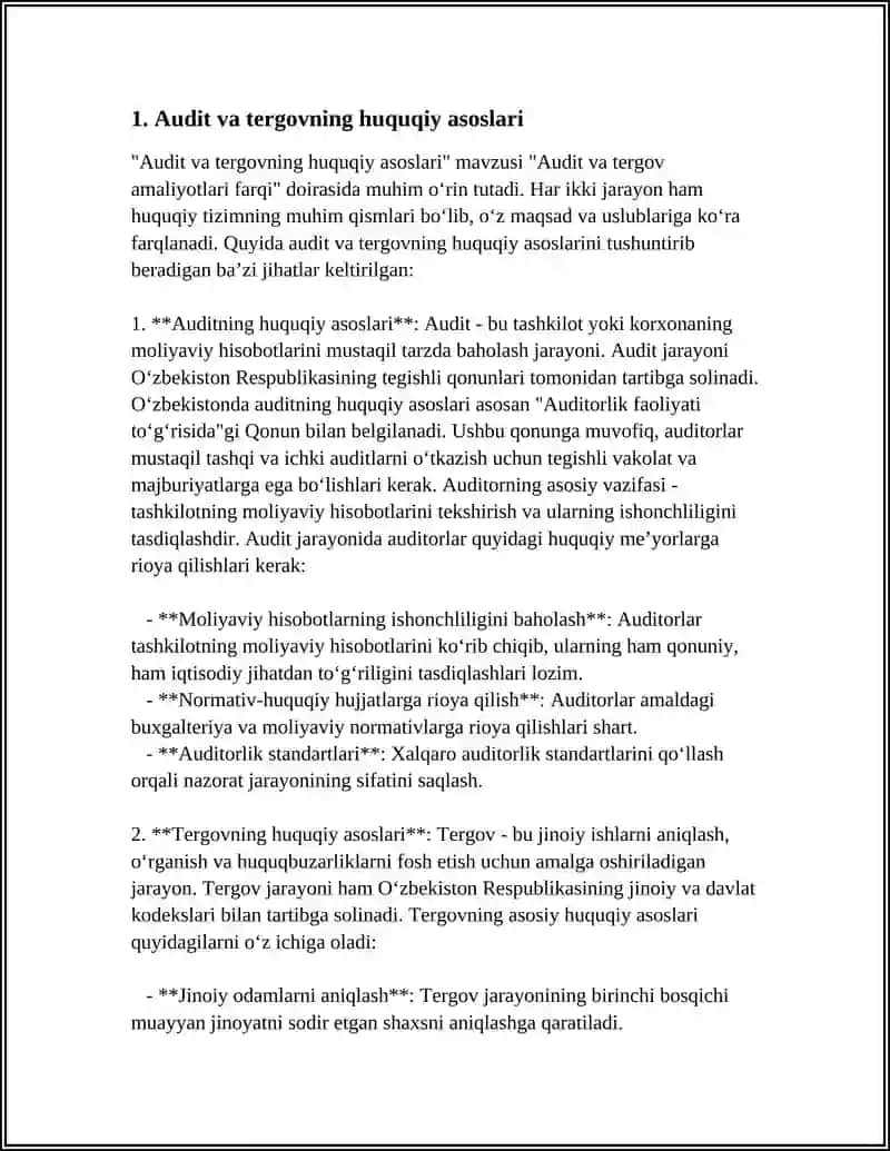 AUDIT VA TERGOV AMALIYOTLARI FARQI 4