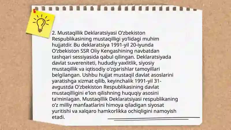 Ozbekiston mustaqiligi xaqida 4
