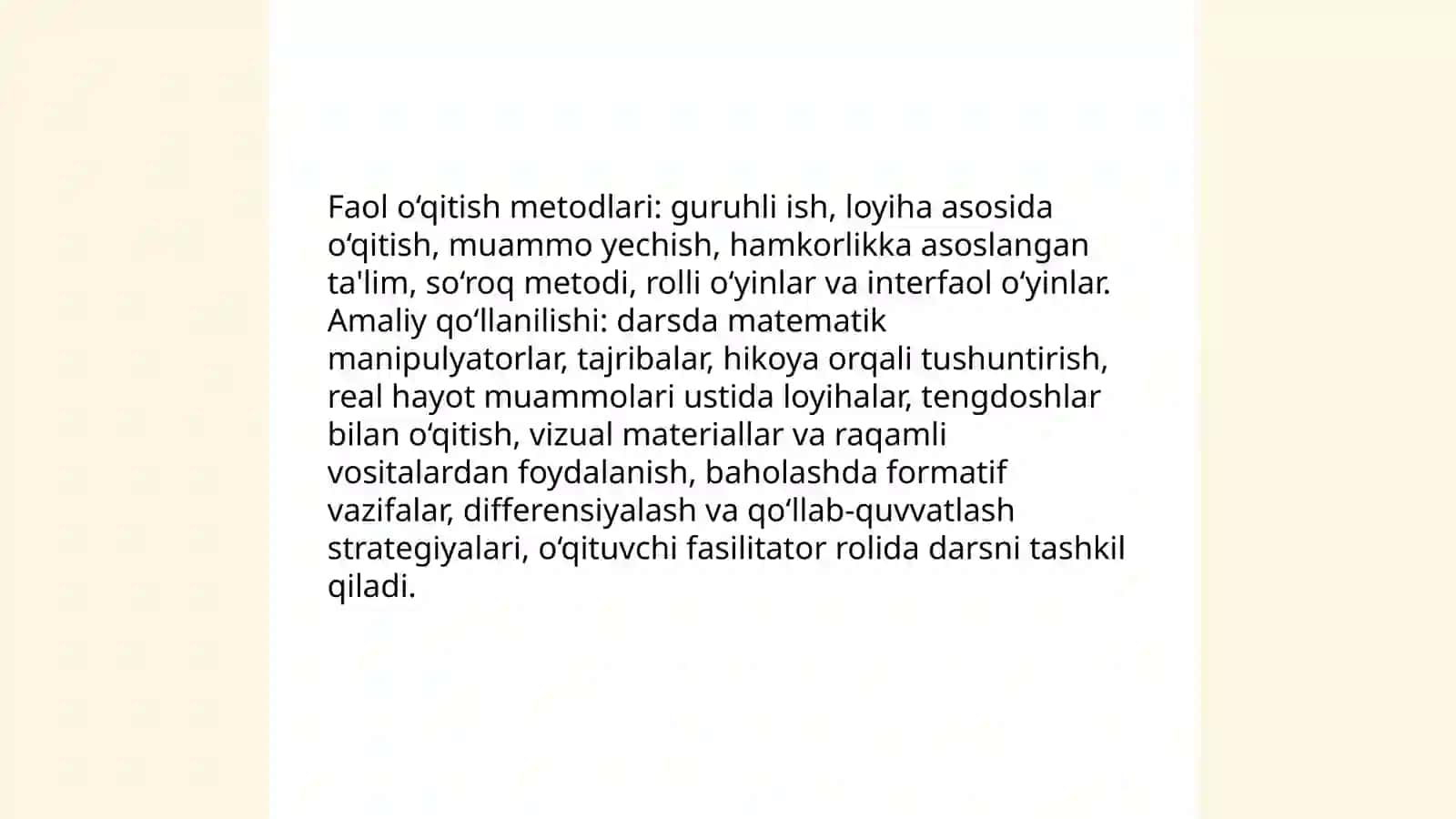 Boshlangich sinflarda talim metodlari va vositalari 4