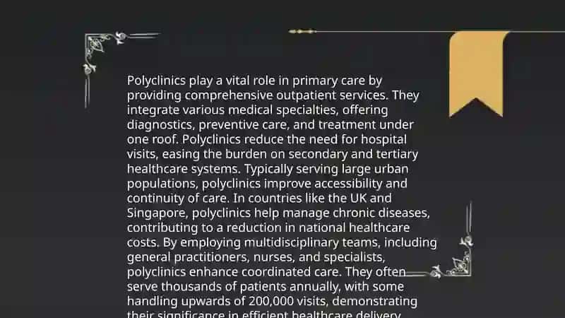 Community Health Services in Polyclinics 4