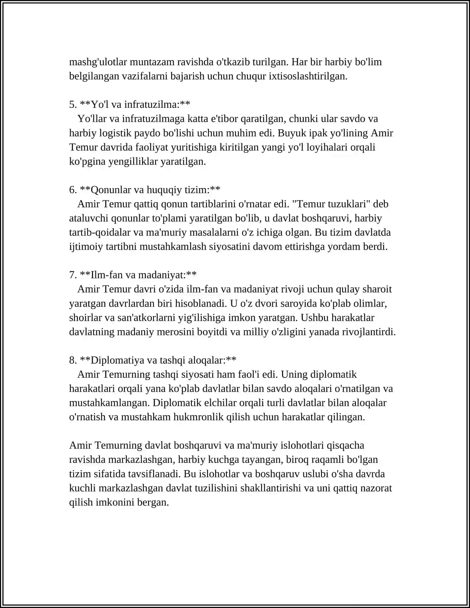 AMIR TEMUR BUYUK DAVLAT ARBOBI 4