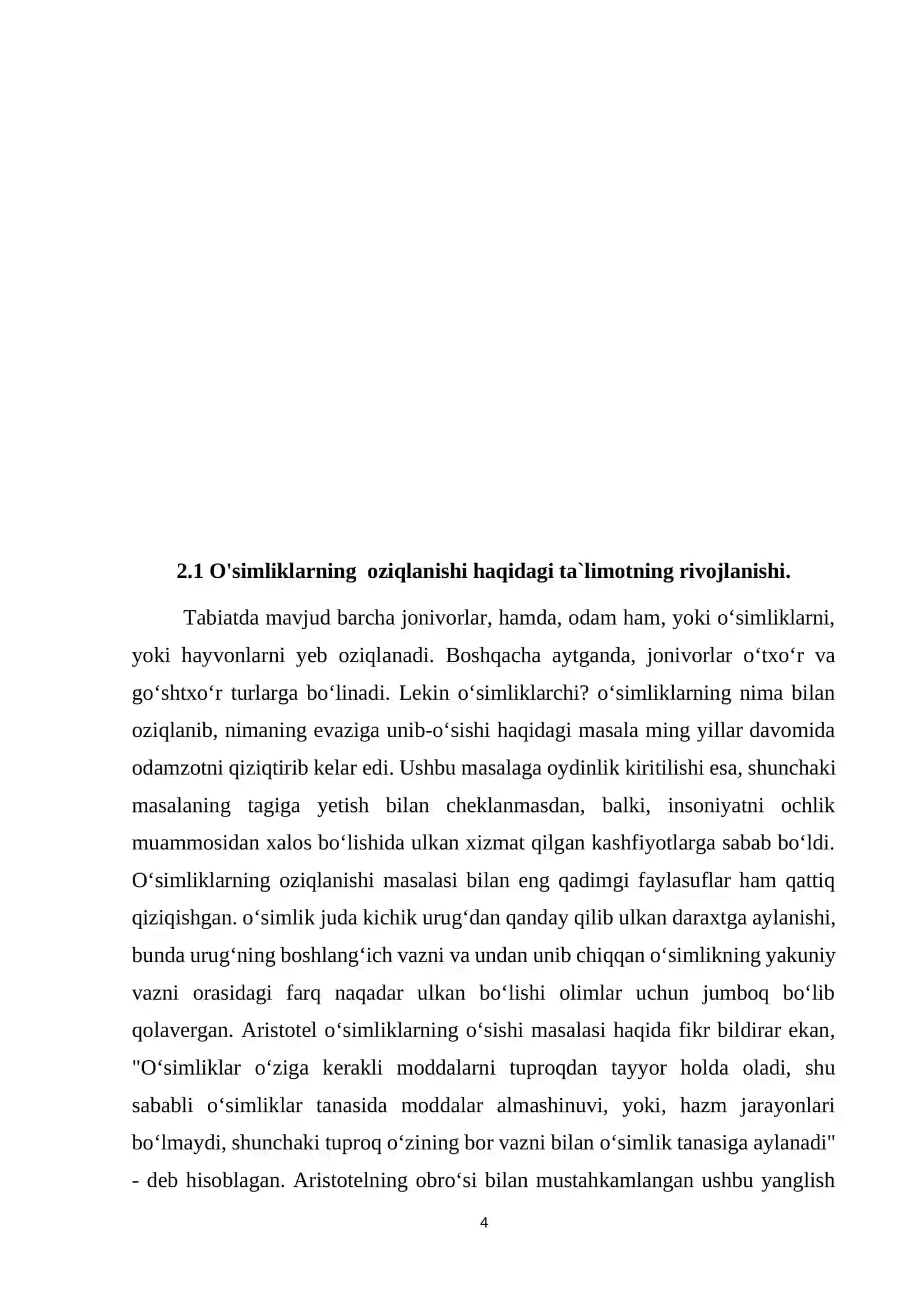 O'SIMLIKLAR OZIQLANISHI VA O`G`IT FANIDAN 4