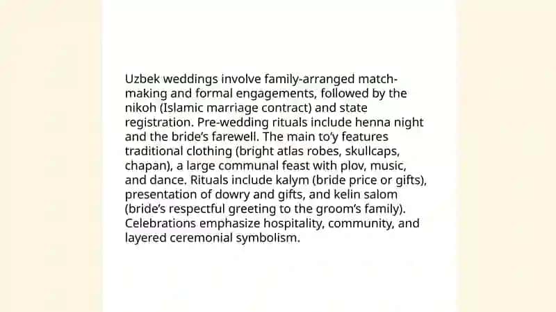 Culture and traditions of Uzbekistan 4