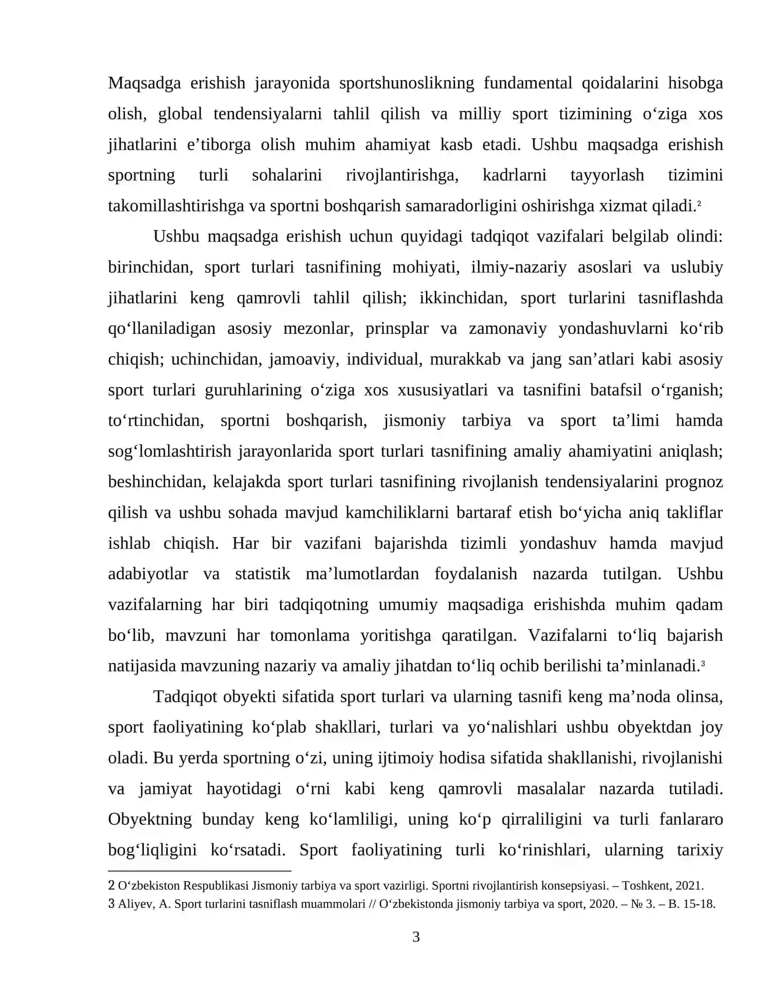 Sport turlari tasnifi 4