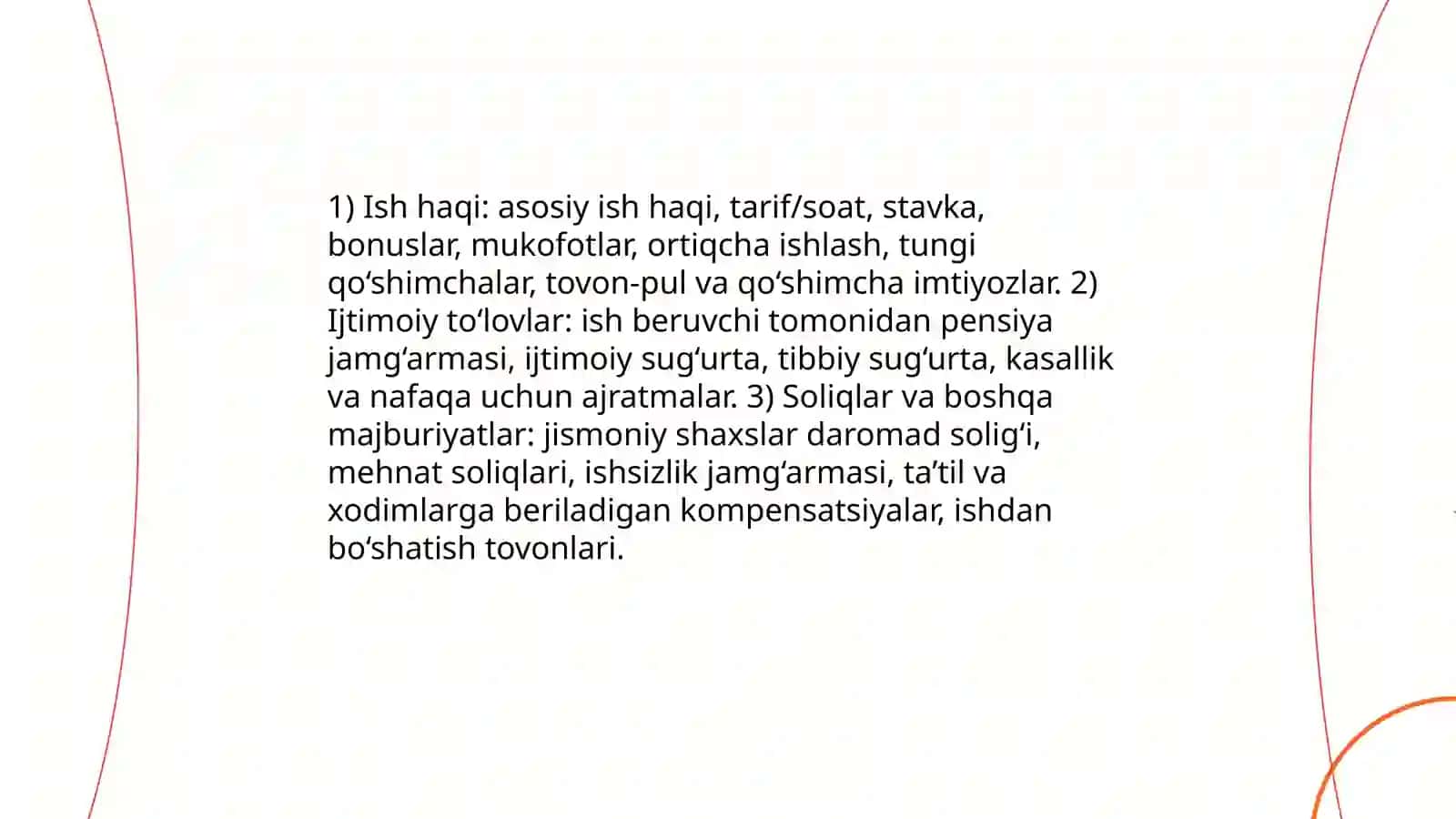 Mehnat haqi xarajatlari hisobi 4