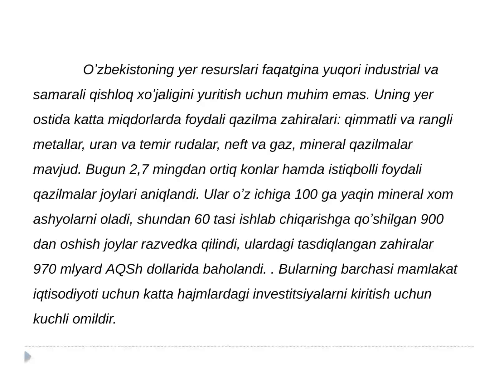 YER RESURSLАRINI BOSHQАRISHNING RIVOJLАNISH BOSQICHLАRI 4