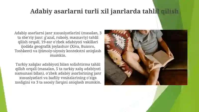 O'qish Savodxonligi va Adabiyot 4
