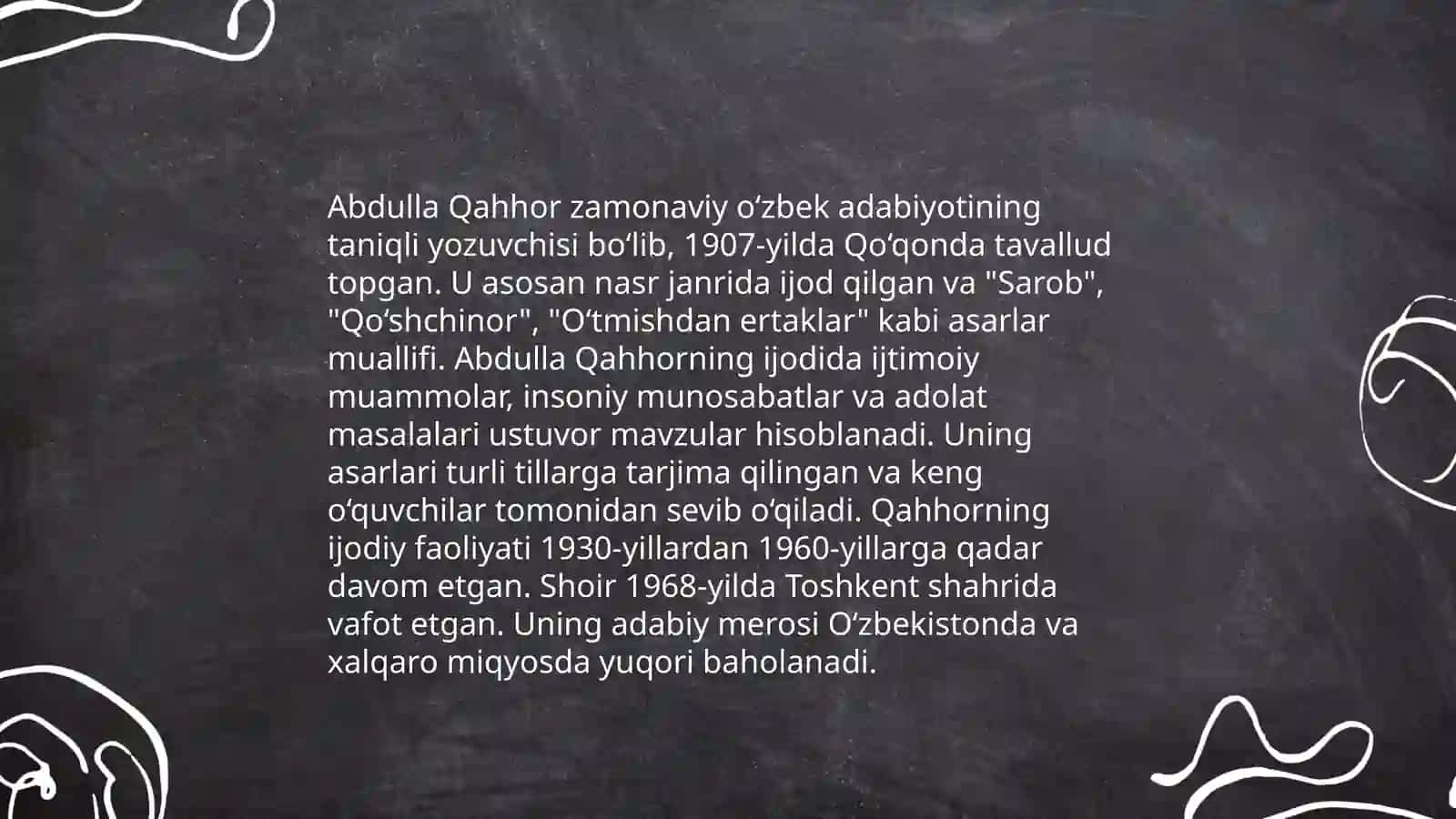 Yulduzlar mangu yonadi" asari tahlili 4
