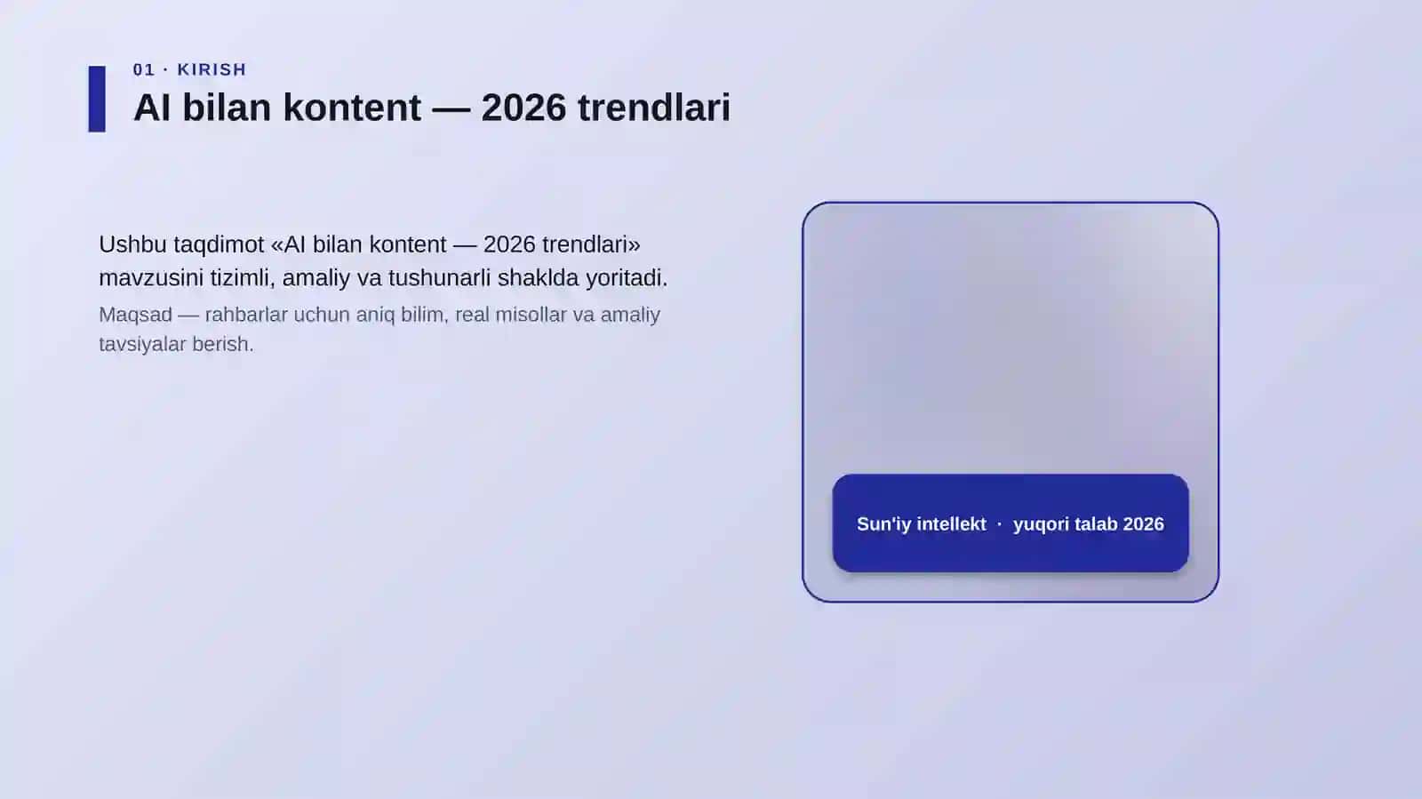 AI bilan kontent — 2026 trendlari 4