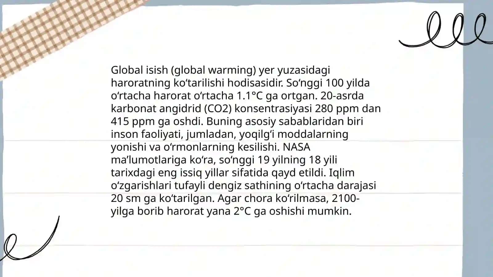 Iqlim o'zgarishi 4
