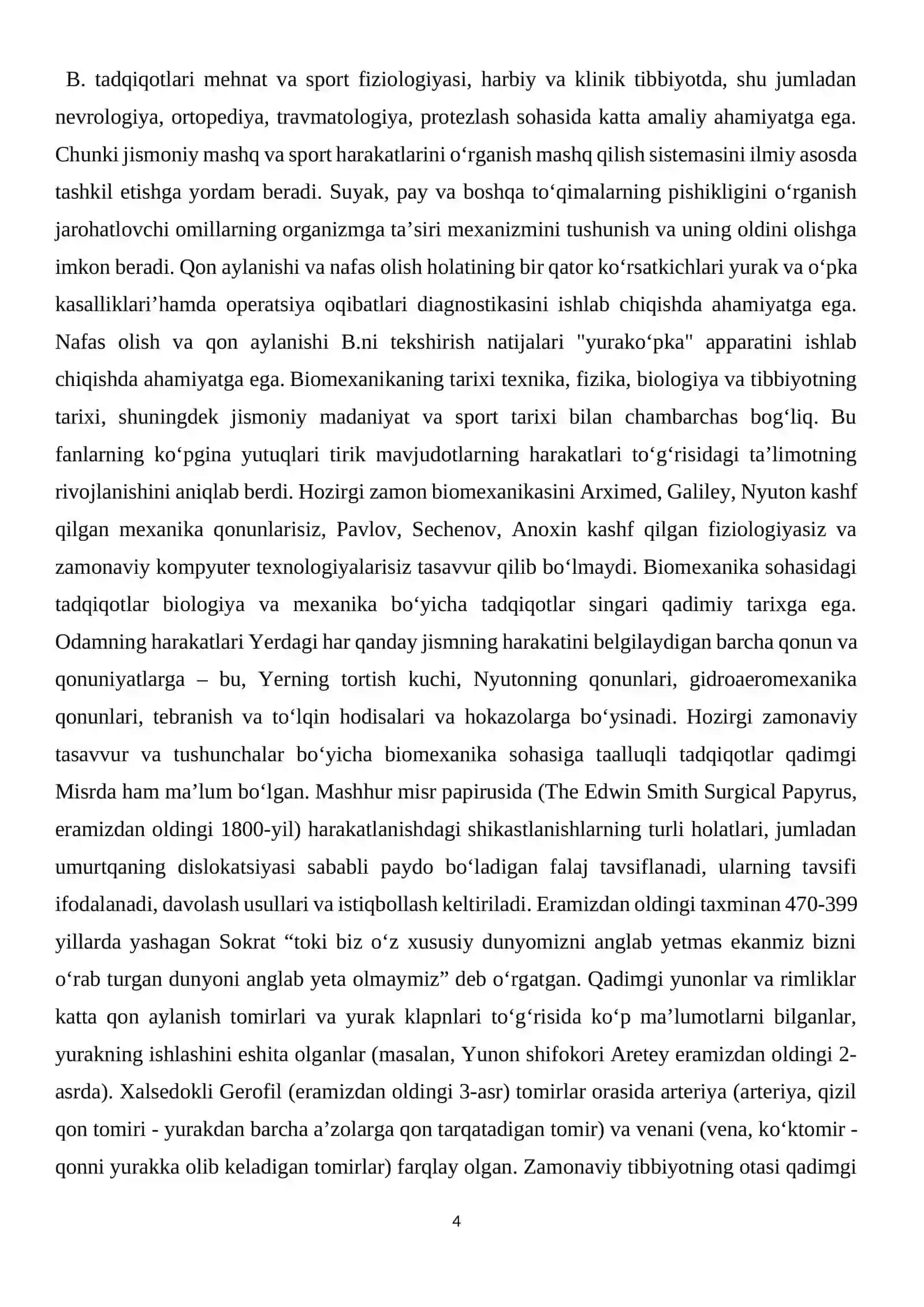 Biomexanika parametlarini o‘lchash natijalarini qayta ishlash 4