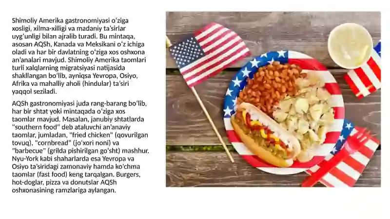 Shimoliy amerika gastronomik holati 4