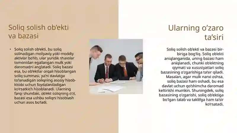 Soliq solish ob’ekti 4