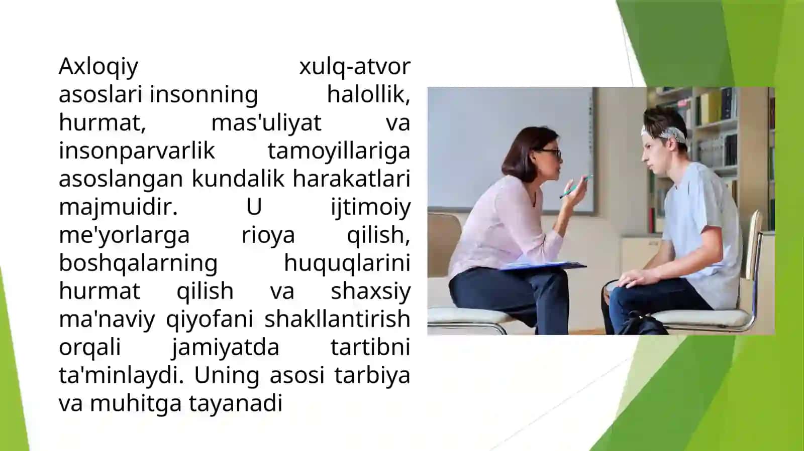 Axloqiy xulq-atvor regulyatsiyasining takomillashuvi 4