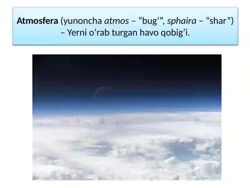 ATMOSFERANING TUZILISHI 4