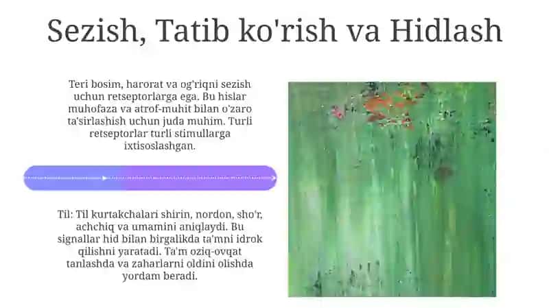 Bilish sezgi organlari 4