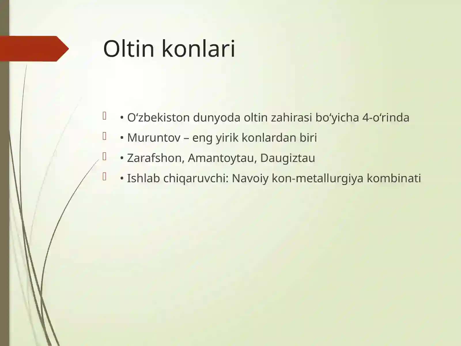 O‘zbekistonning foydali qazilmalari va konlari 4