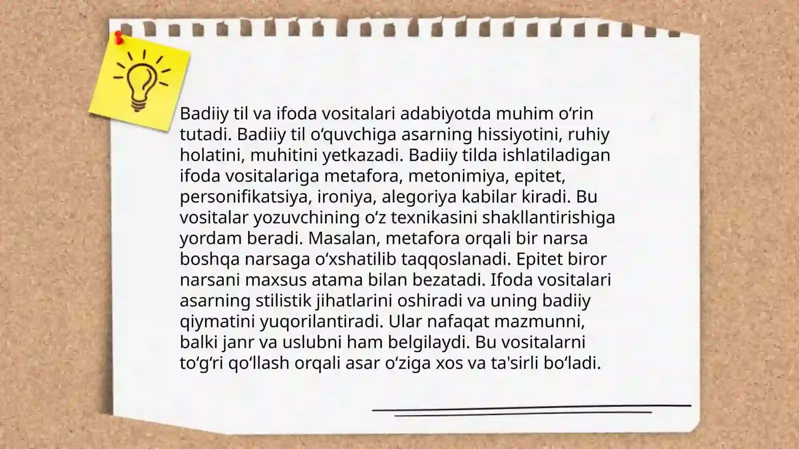 Baddiy asar badiiy komminukatsiya vositasi 4