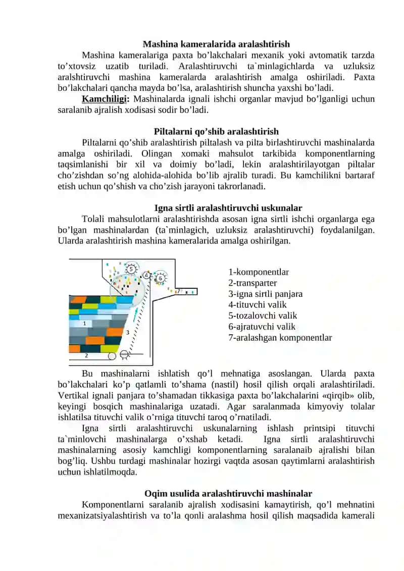 ARALASHTIRISH JARAYONI 4