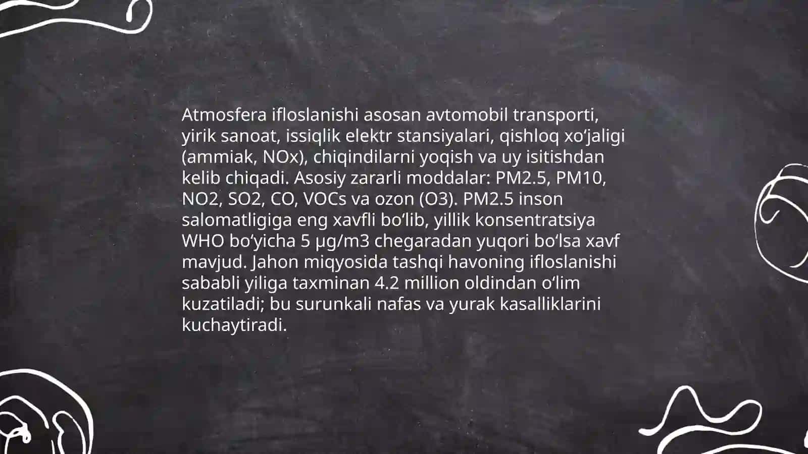 Global ekologik muammolar 4