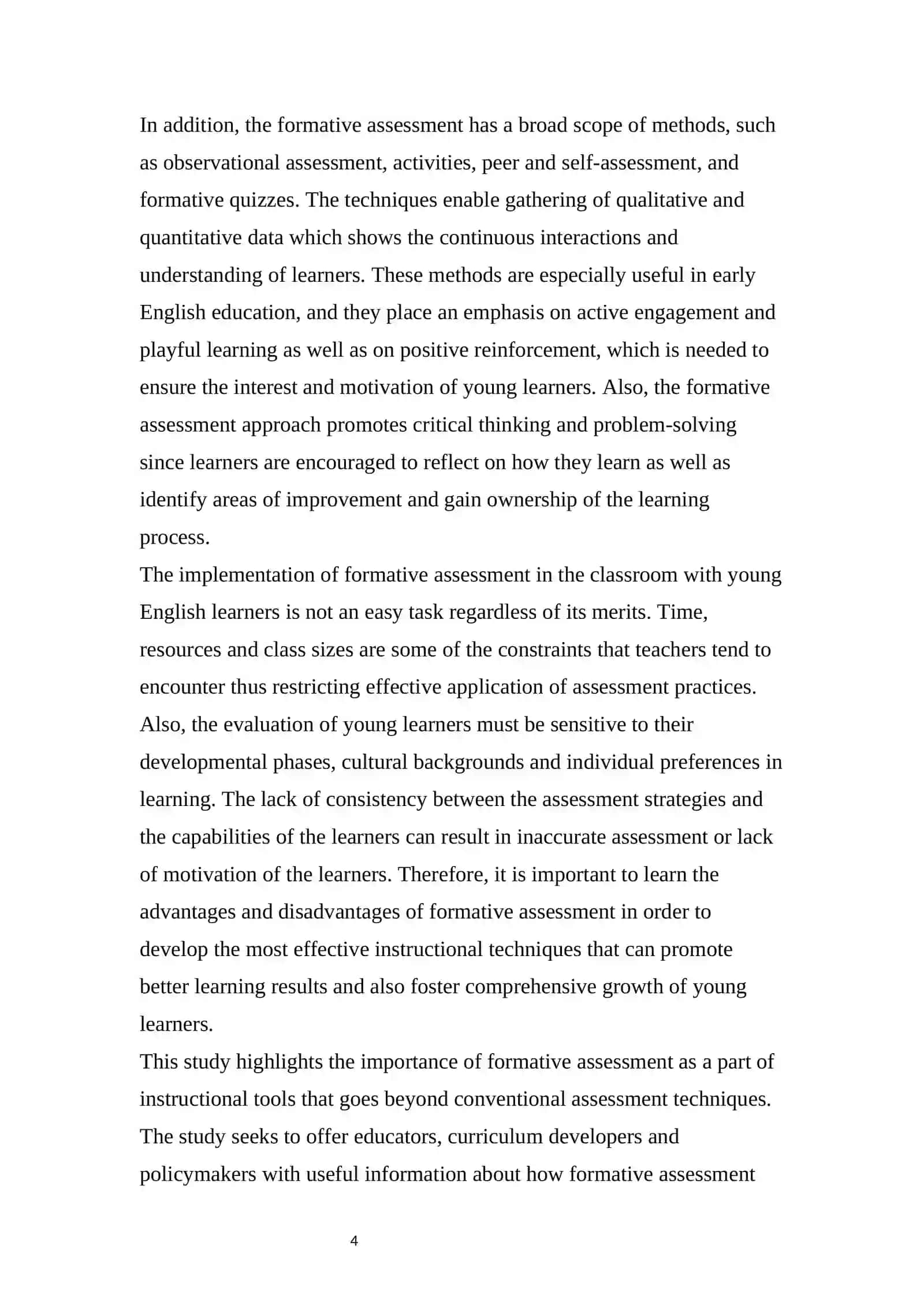 Formative Assessment in English Language Education 4