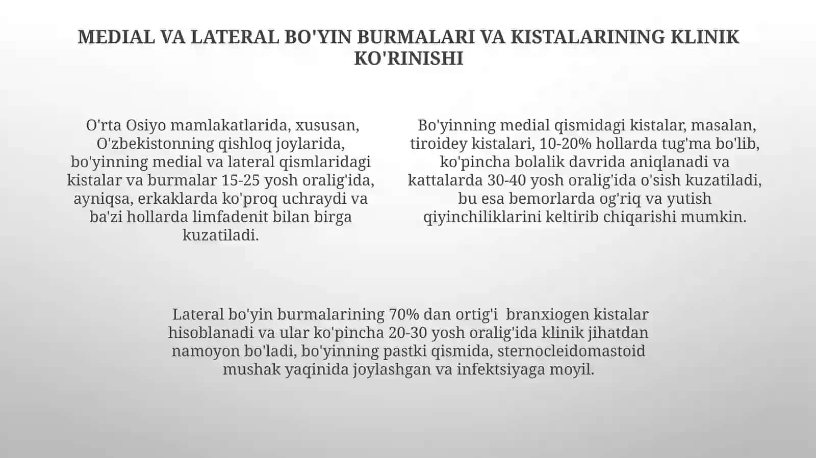 Boʻyinningmedialvalateralqismidasvishlarvakistalar 4