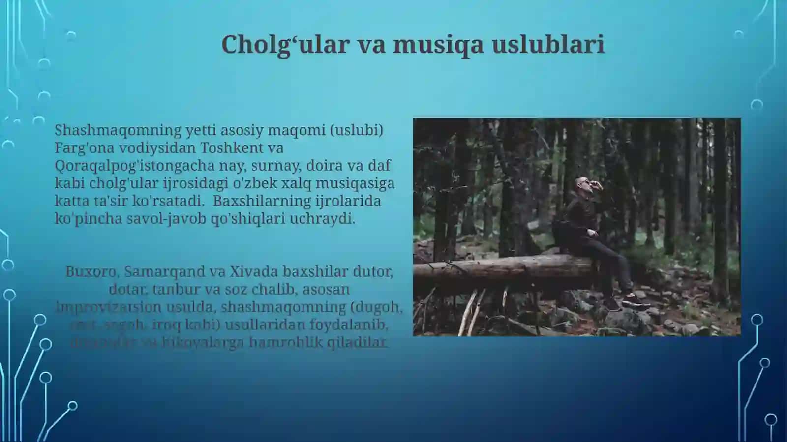 O'zbekxalqbaxshilarihaqidama'lumotgaegabo'lish 4