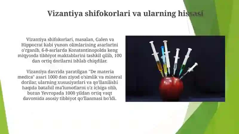 Vizantiya tibbiyotida nimuzmatika 4