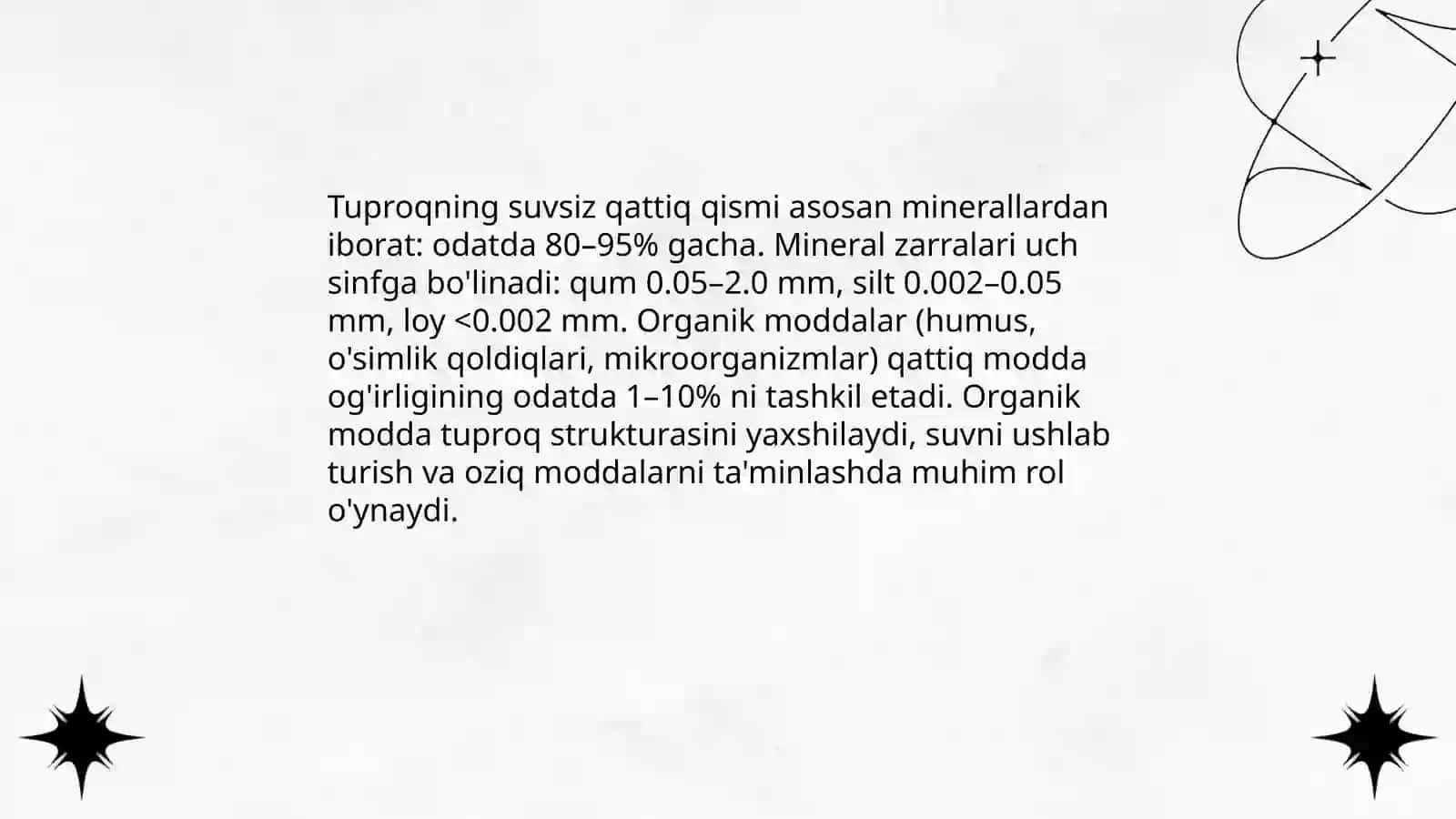 Tuproq va uning tabiiy xususiyatlari 4
