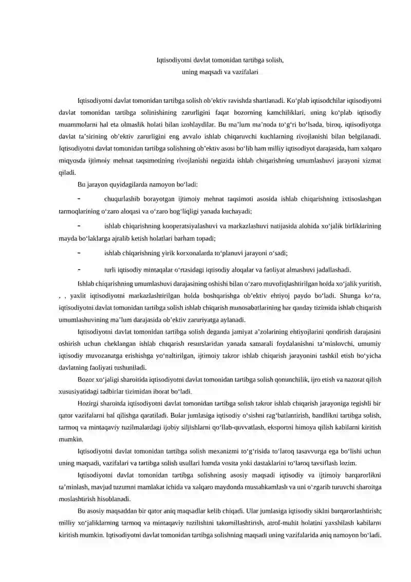 Davlatning Iqtisodiyoti 4