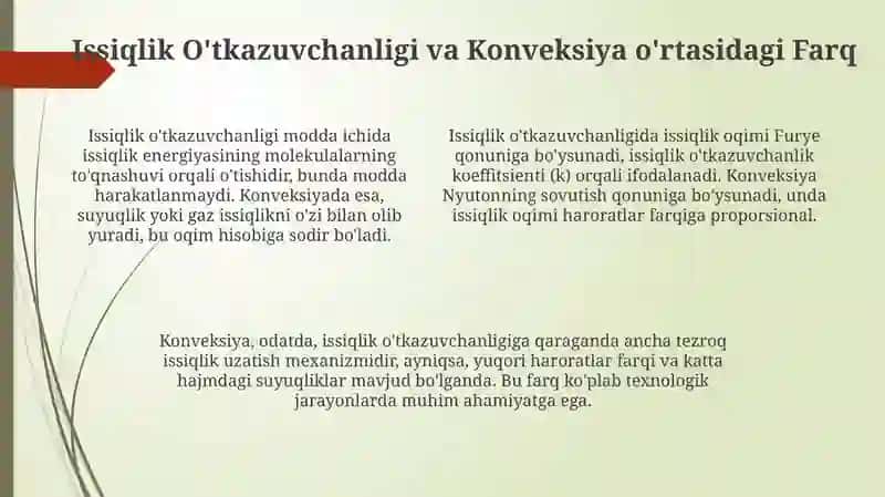Konveksiya jarayonlari 4