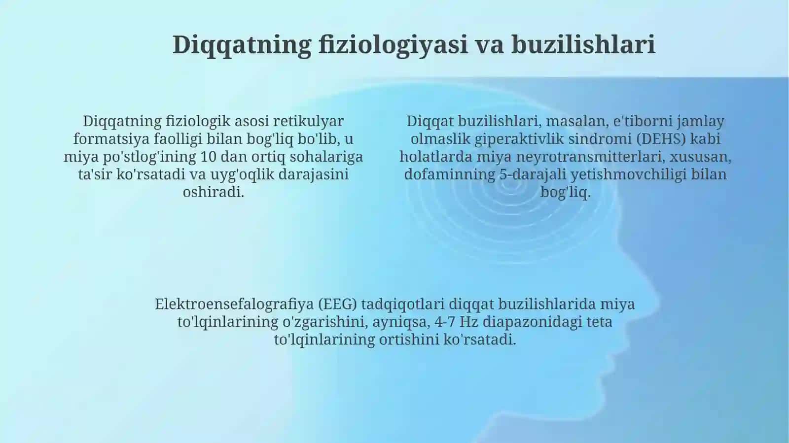 Diqqat, sezgi Tafakkur v nutq keng yoritish 4