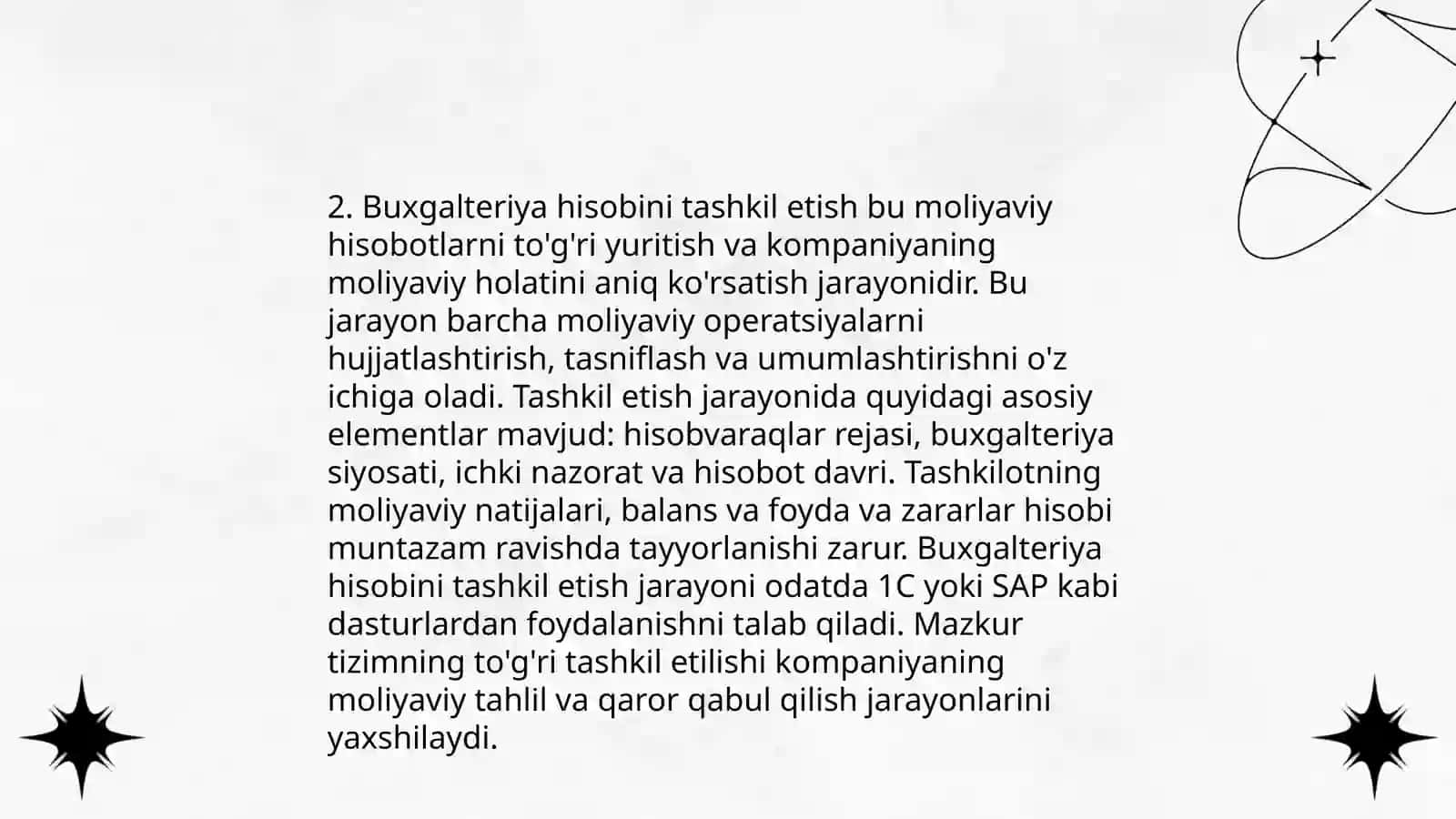 Moliyaviy taxlilning tashkil etish bosqichlari 4