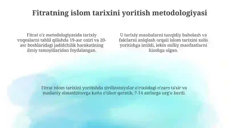 Abdurauf Fitratning "Muxtasar islom tarixi"risolasi 4