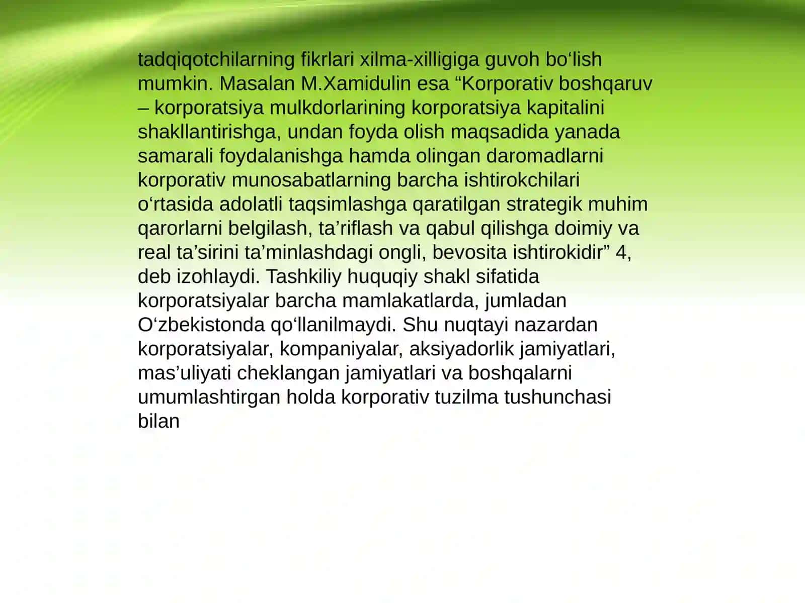 Korporativ boshqaruv 4