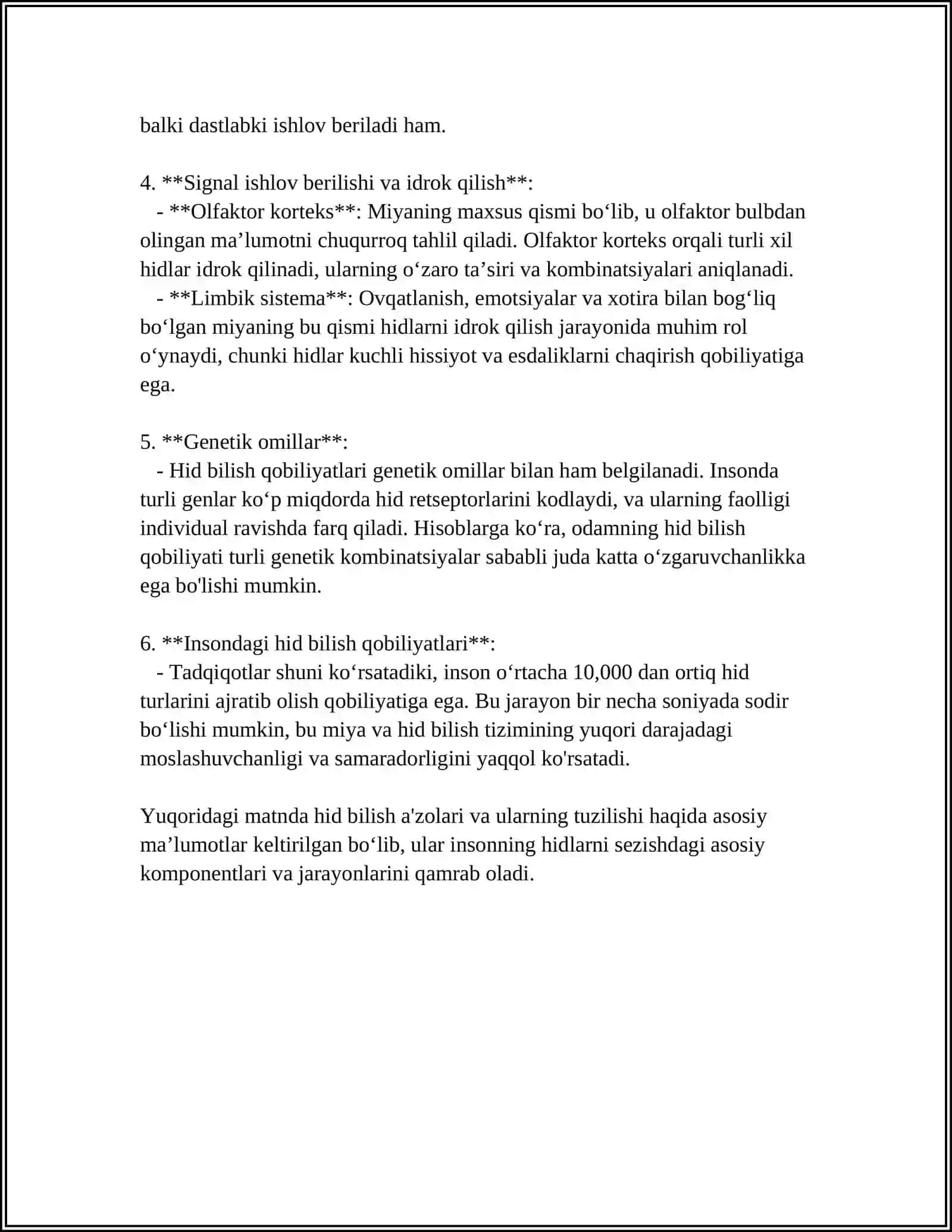 HID BILISH A'ZOSI HAQIDA 4