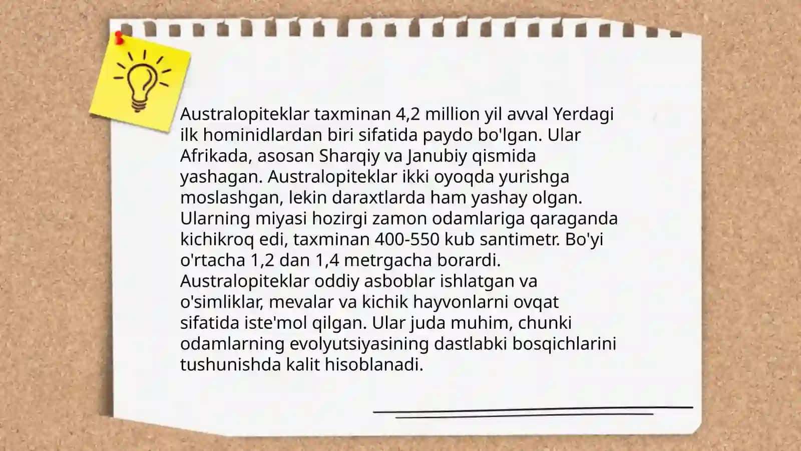 Odamlar evolutsiyasi, dastlabki odamlar 4