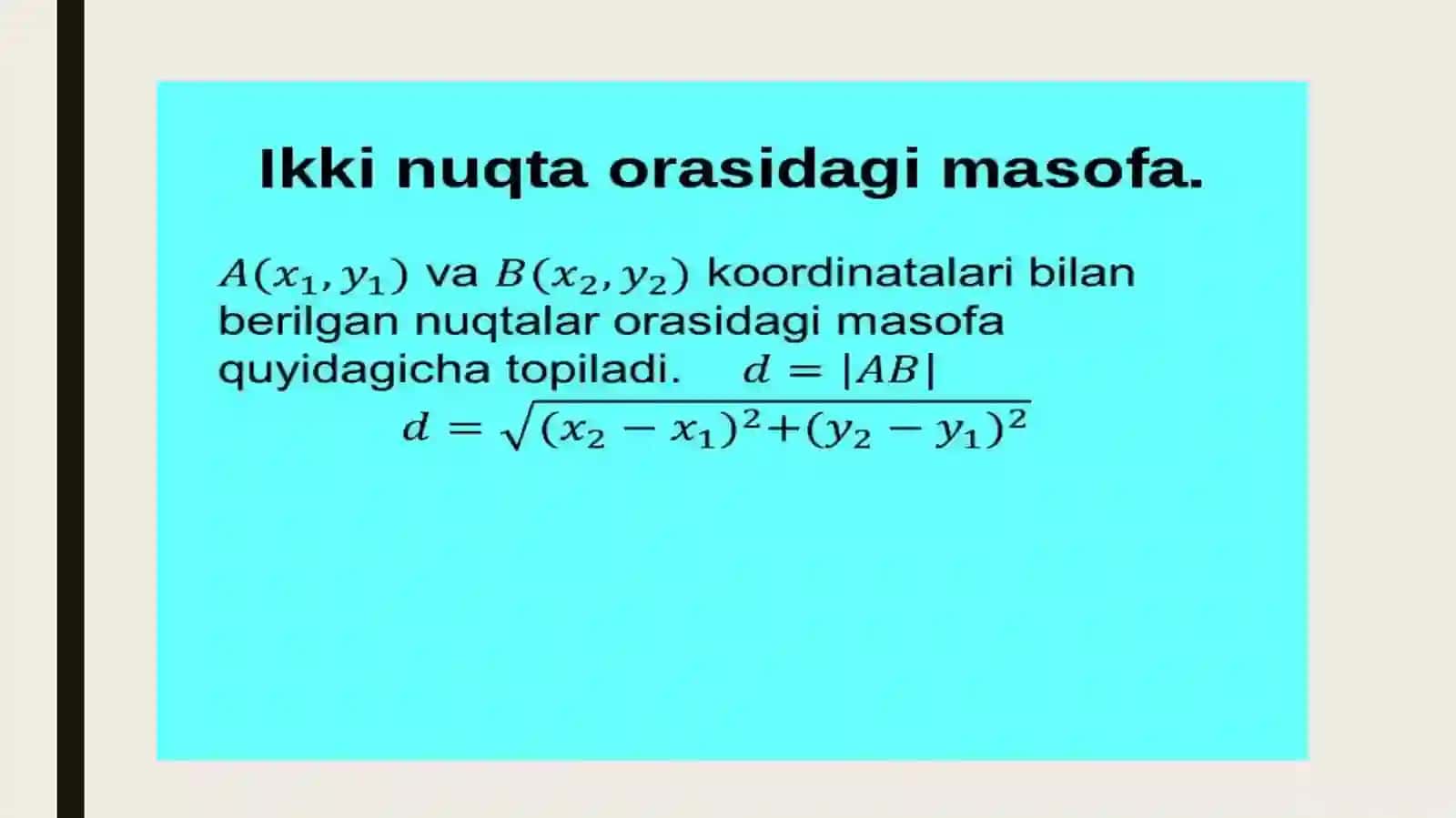 Koordinata tizimi 4