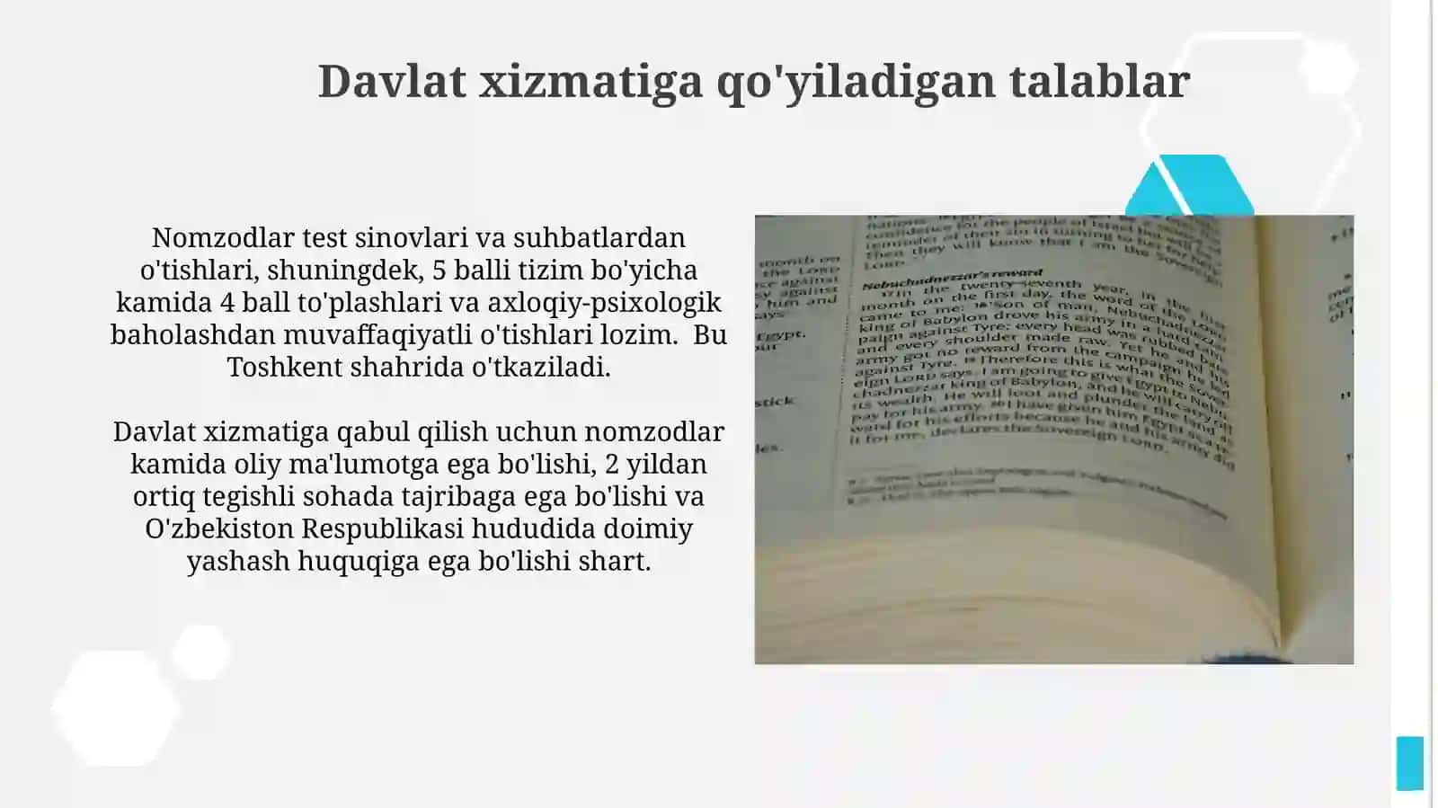 Davlat xizmatining umumiy tasnifi 4