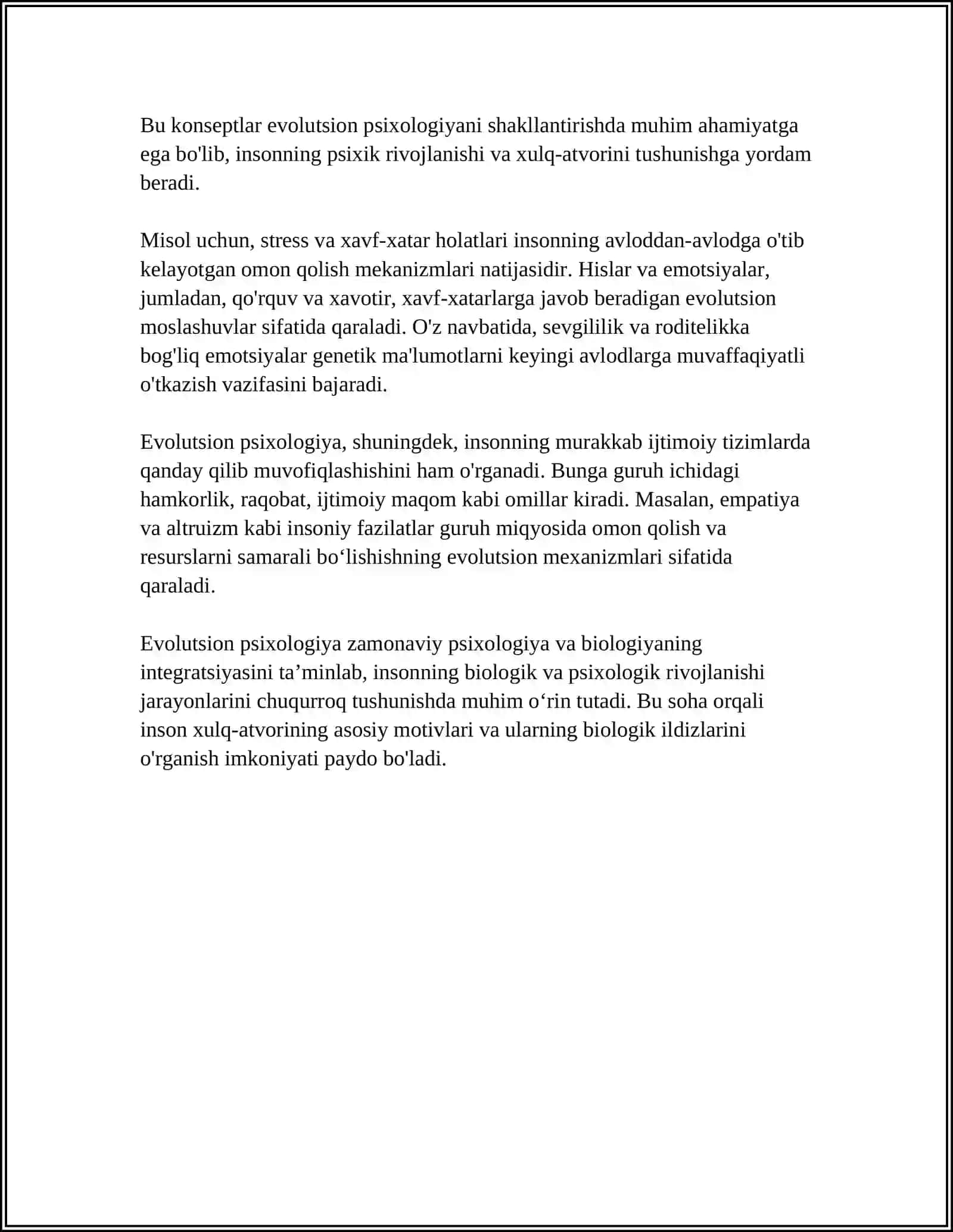 EVOLUTSION PSIXOLOGIYA 4