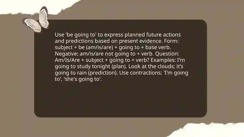 Ways of talking about the future 4